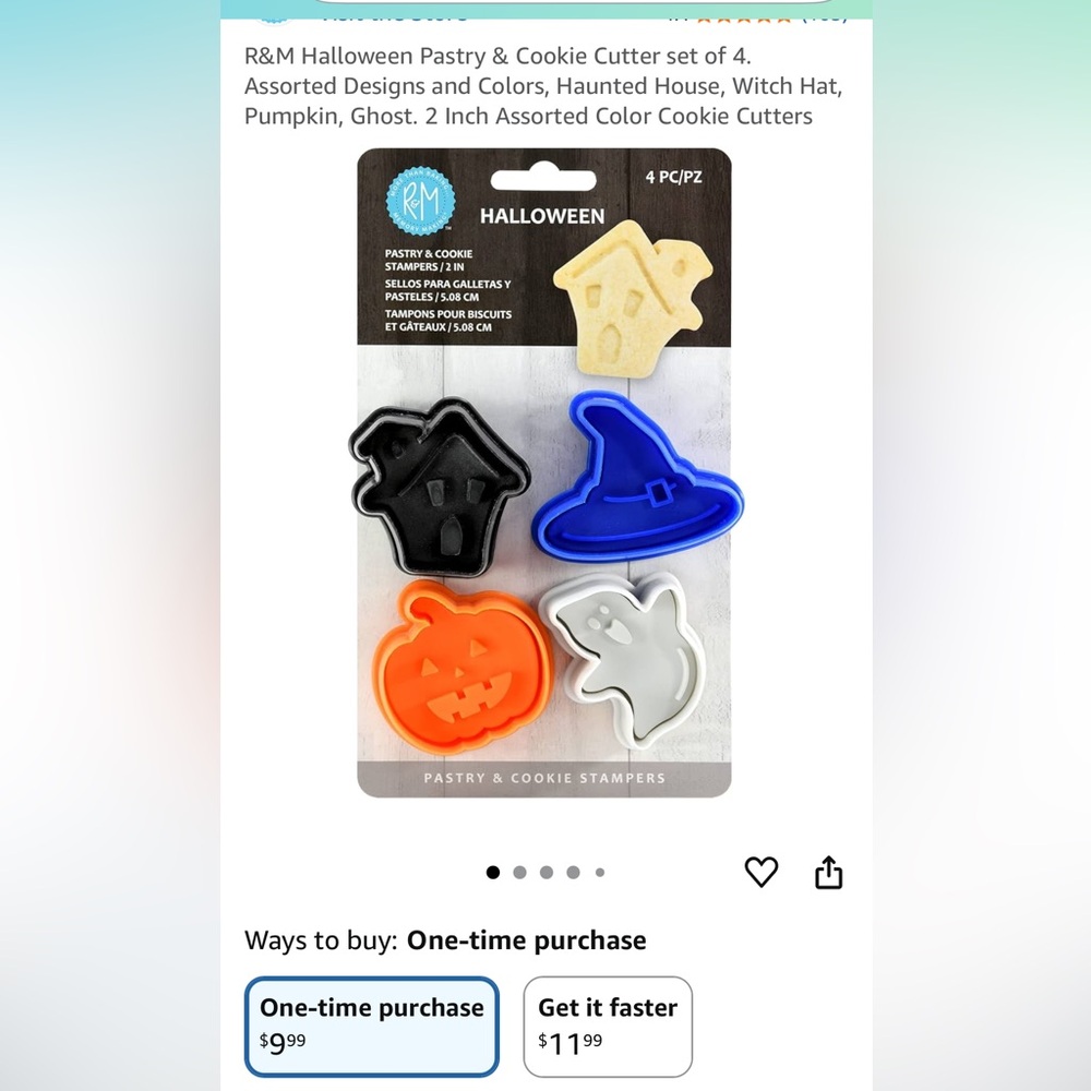 Halloween cookie cutters